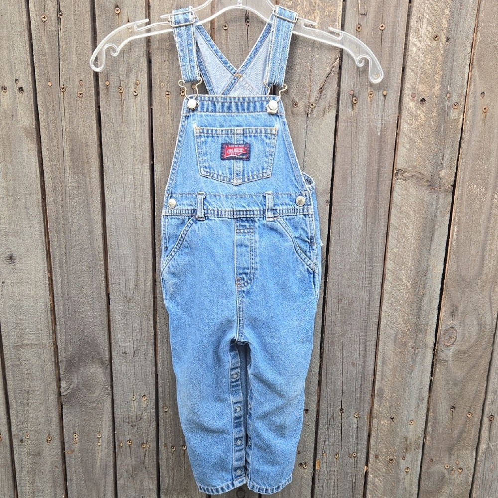 Old Navy Vintage Classic Light Blue Denim Overalls